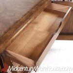 William Doezema for Mastercraft Burlwood and Brass Credenza