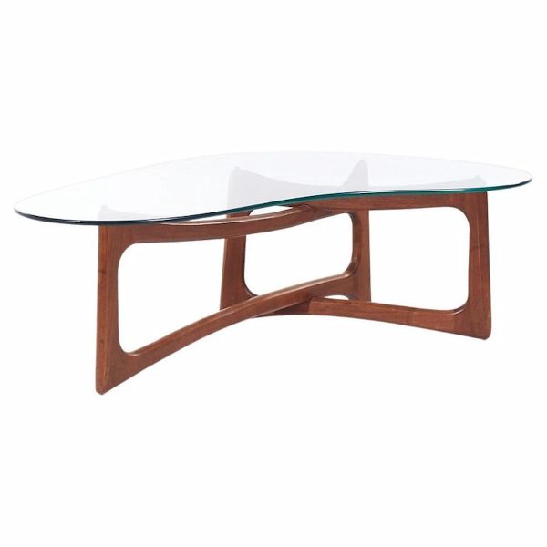 Adrian Pearsall for Craft Associates Mid Century Walnut Coffee Table