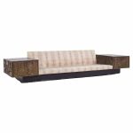 Adrian Pearsall for Craft Associates Mid Century Brutalist Sofa