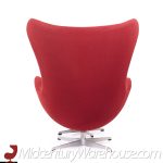 Arne Jacobsen for Fritz Hansen Mid Century Egg Chair and Ottoman