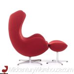 Arne Jacobsen for Fritz Hansen Mid Century Egg Chair and Ottoman