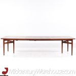 Arne Vodder Model 212 Mid Century Danish Teak Expanding Dining Table with 2 Leaves