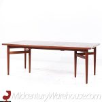 Arne Vodder Model 212 Mid Century Danish Teak Expanding Dining Table with 2 Leaves