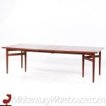 Arne Vodder Model 212 Mid Century Danish Teak Expanding Dining Table with 2 Leaves