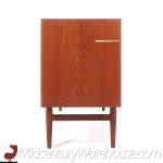 Bernhard Pedersen Style Mid Century Danish Teak Tambour Credenza