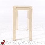 Faux Goat Skin Postmodern Console Table