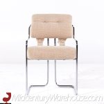 Guido Faleschini for Mariani Tucroma Mid Century Chrome Dining Chairs - Set of 6