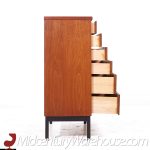 Jack Cartwright for Founders Mid Century Walnut Highboy Dresser