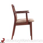 Jack Cartwright for Founders Mid Century Walnut and Cane Dining Chairs - Set of 6