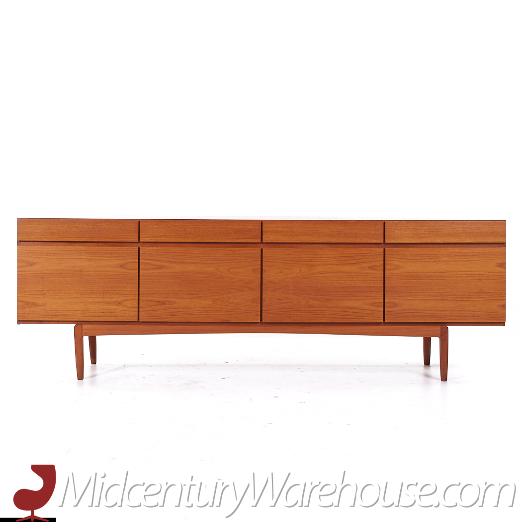 Kofod Larsen for Faarup Møbelfabrik Model 66 Mid Century Danish Teak Credenza