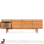 Kofod Larsen for Faarup Møbelfabrik Model 66 Mid Century Danish Teak Credenza