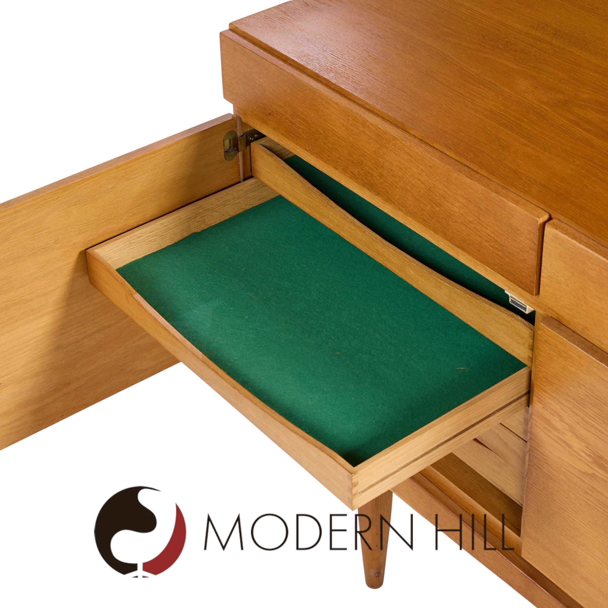 Kofod Larsen for Faarup Møbelfabrik Model 66 Mid Century Danish Teak Credenza