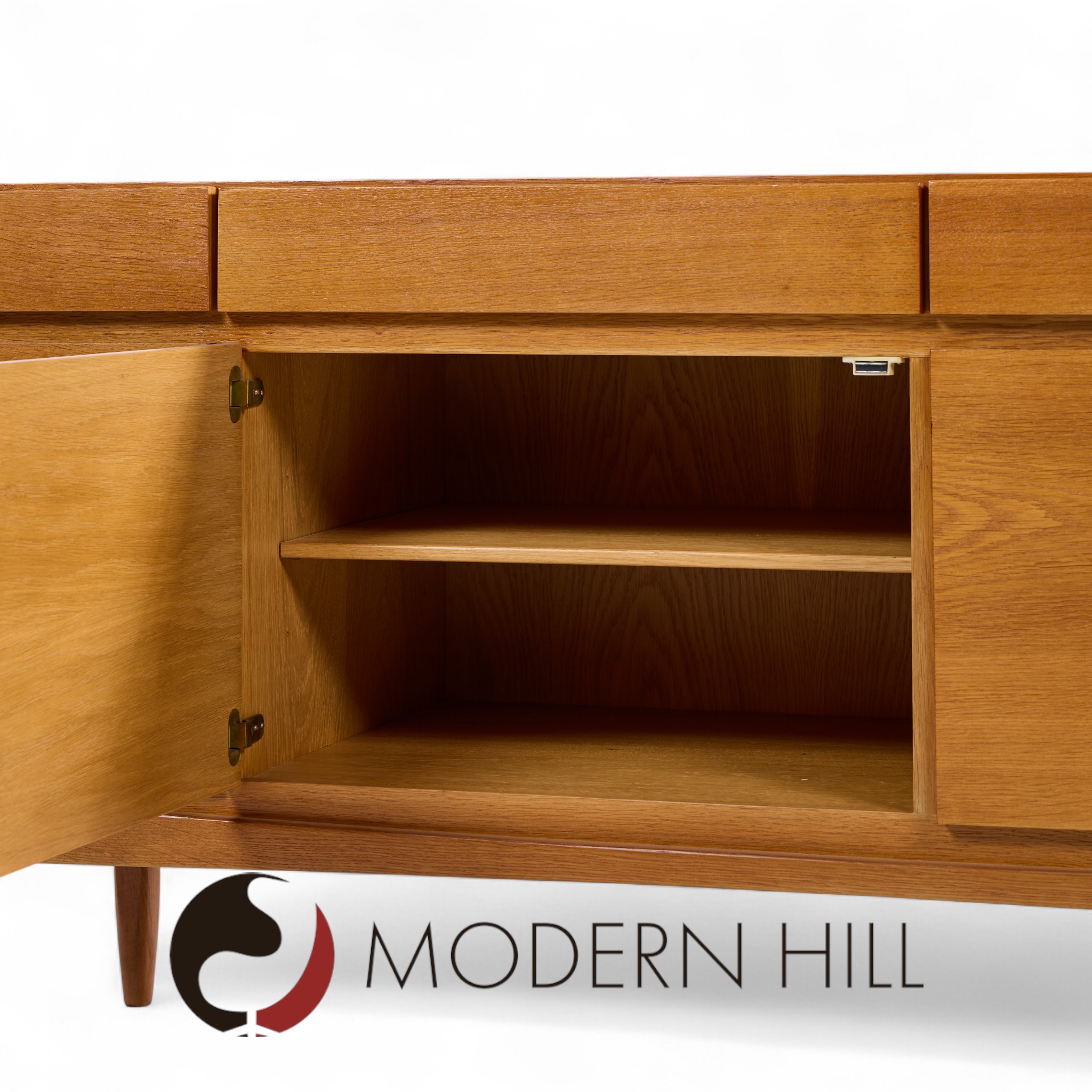 Kofod Larsen for Faarup Møbelfabrik Model 66 Mid Century Danish Teak Credenza