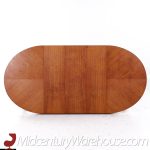 Michael Taylor for Baker Mid Century Expanding Dining Table with 3 Leaves