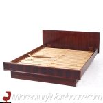 Mid Century Danish Rosewood Queen Platform Bed