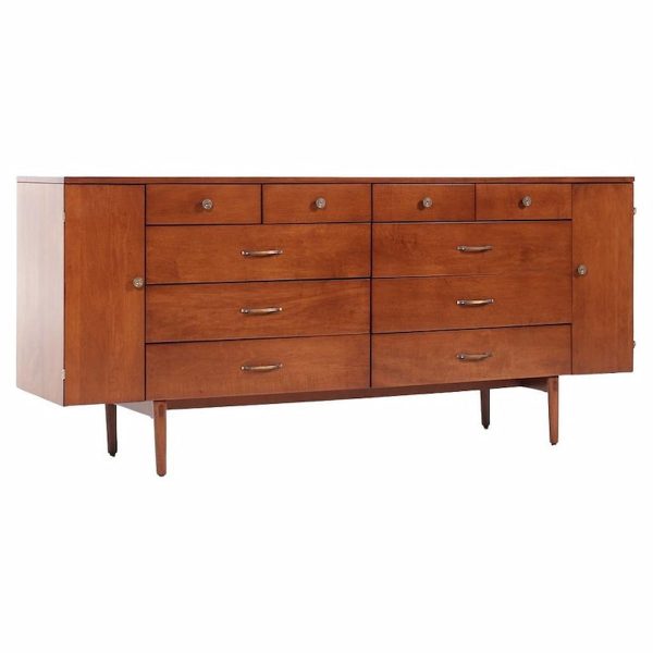 Paul Mccobb mid Century 20 Drawer Lowboy Dresser