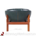 R Huber Mid Century Tufted Teak Lounge Chair