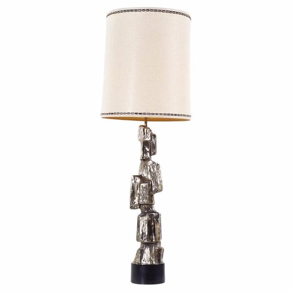 richard barr for laurel brutalist mid century lamp