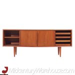 Svend Madsen Mid Century Danish Teak Curved Front Credenza