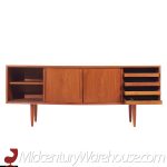 Svend Madsen Mid Century Danish Teak Curved Front Credenza