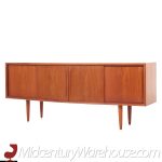 Svend Madsen Mid Century Danish Teak Curved Front Credenza