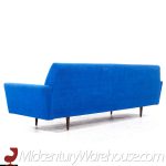 Adrian Pearsall Style Mid Century Walnut Gondola Sofa