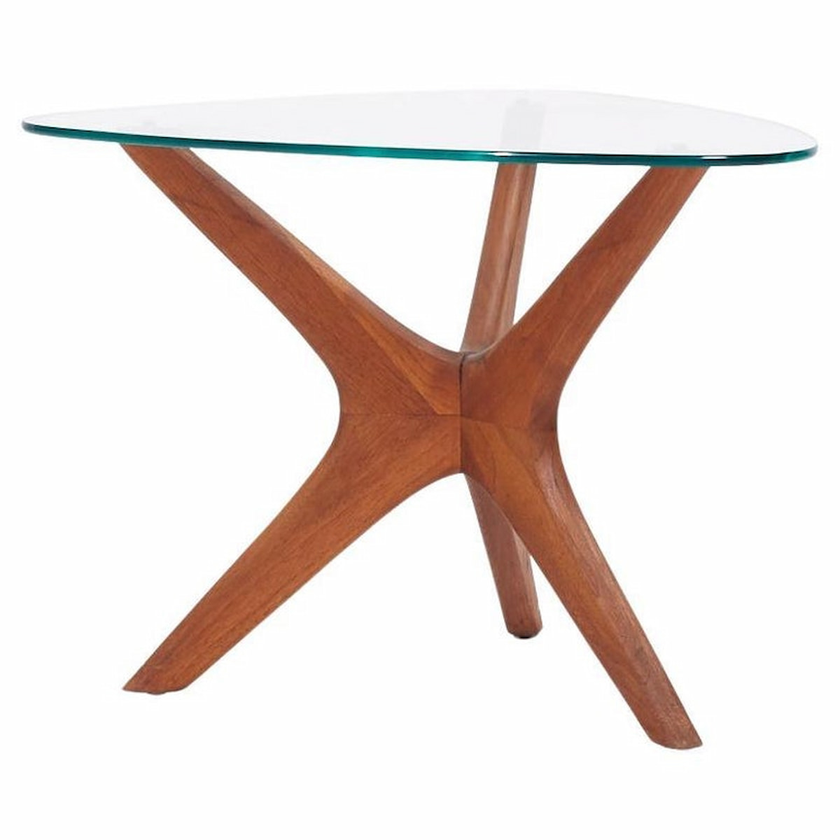 Adrian Pearsall for Craft Associates Mid Century Walnut Jacks Side Table