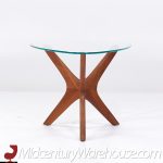 Adrian Pearsall for Craft Associates Mid Century Walnut Jacks Side Table