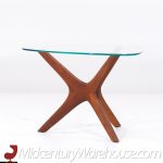 Adrian Pearsall for Craft Associates Mid Century Walnut Jacks Side Table