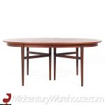 Arne Vodder for Sibast Mid Century Danish Teak Expanding Dining Table with 2 Leaves