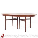 Arne Vodder for Sibast Mid Century Danish Teak Expanding Dining Table with 2 Leaves