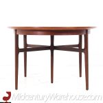 Arne Vodder for Sibast Mid Century Danish Teak Expanding Dining Table with 2 Leaves