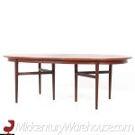 Arne Vodder for Sibast Mid Century Danish Teak Expanding Dining Table with 2 Leaves