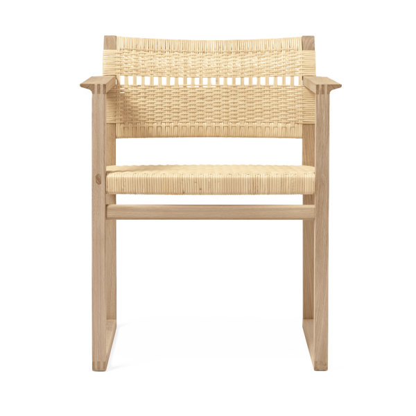 Bm62 Armchair - Natural Cane Wicker by Borge Mogensen for Fredericia