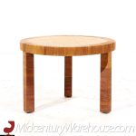 Bielecky Brothers Mid Century Rattan Round Side End Table