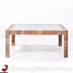 Bielecky Brothers Mid Century Rattan Square Coffee Table