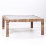 Bielecky Brothers Mid Century Rattan Square Coffee Table