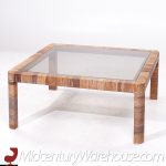 Bielecky Brothers Mid Century Rattan Square Coffee Table