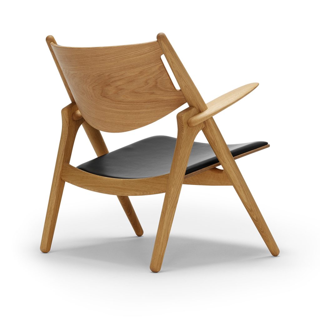 CH28P Sawhorse Lounge Chair by Hans J. Wegner for Carl Hansen