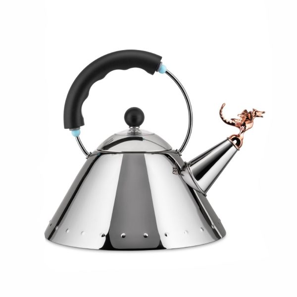 Dragon Whistle Stainless Steel Tea Rex Kettle by Michael Graves for Alessi