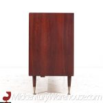 Edmond Spence Mid Century Walnut and Aluminum Credenza