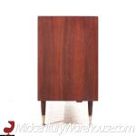 Edmond Spence Mid Century Walnut and Aluminum Credenza