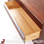 Edmond Spence Mid Century Walnut and Aluminum Credenza