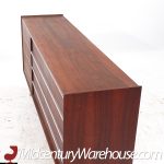 Edmond Spence Mid Century Walnut and Aluminum Credenza