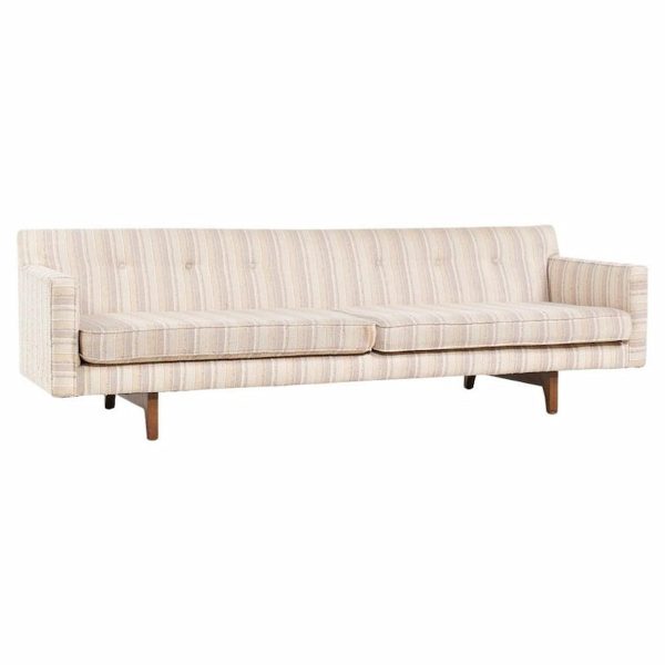 Edward Wormley for Dunbar Mid Century Bracket Back Sofa