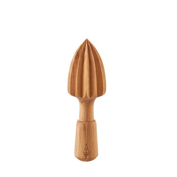 Hand Lemon Squeezer Reamer in Wood by Kuno Prey for Alessi