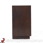 Harvey Probber Mid Century Rosewood and Mahogany Credenza and Hutch