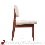 Jens Risom Mid Century Walnut Dining Chairs - Set of 6