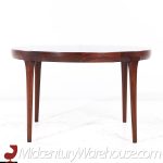 Kofod Larsen for Faarup Mobelfabrik Mid Century Danish Rosewood Expanding Dining Table with 2 Leaves