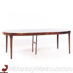 Kofod Larsen for Faarup Mobelfabrik Mid Century Danish Rosewood Expanding Dining Table with 2 Leaves